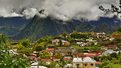 Wetterphänomene - Passatwolken auf La Réunion