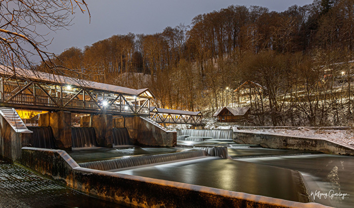 Stauwehr in Bayern