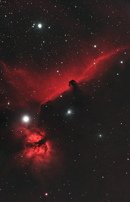 Flames and Horsehead Nebula Colors