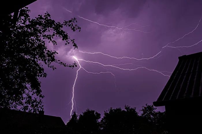 Gewitter über Borkum