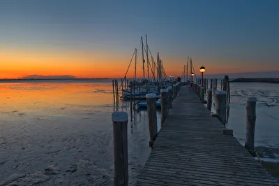 Sylt-kurz vor Sonnenaufgang am Watt