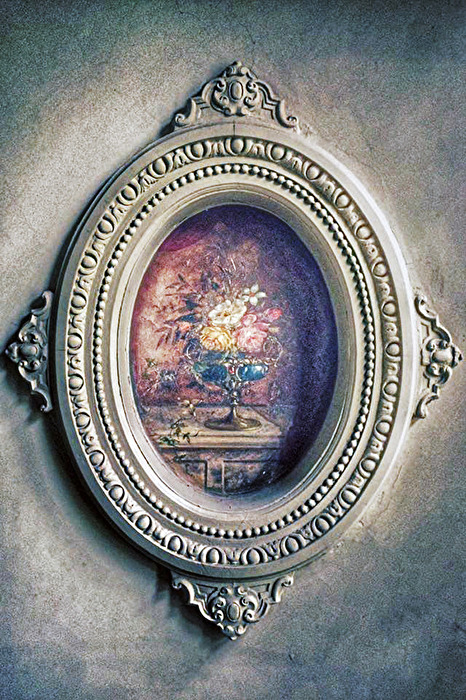 Wandverzierung im Treppenhaus