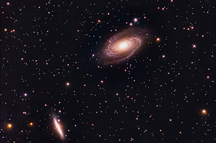 Bodes-Galaxie (M81) und Zigarren-Galaxie (M82)