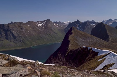 Wanderung auf Senja (Mittsommer)