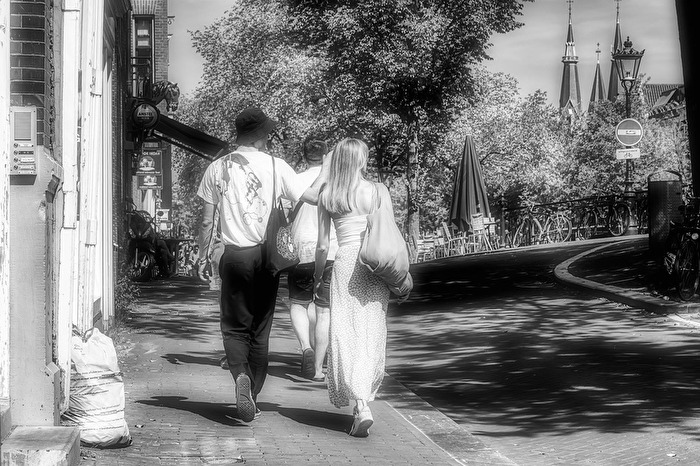 In den Straßen von Amsterdam
