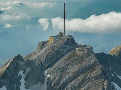 Überflug des Säntis