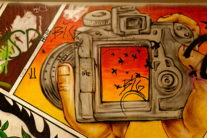 Eigentlich mag ich Graffitis nicht besonders, aber...