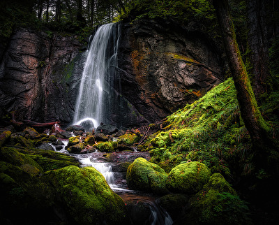 Wasserfall Finstersee