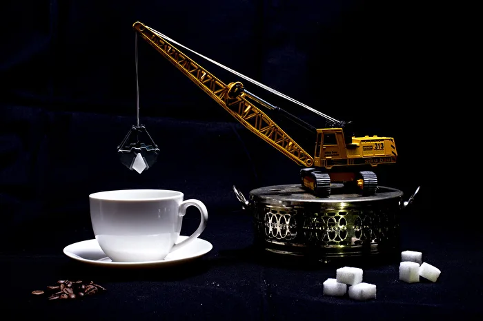 Kaffeetasse Kaffee Achtung Bauarbeiten!