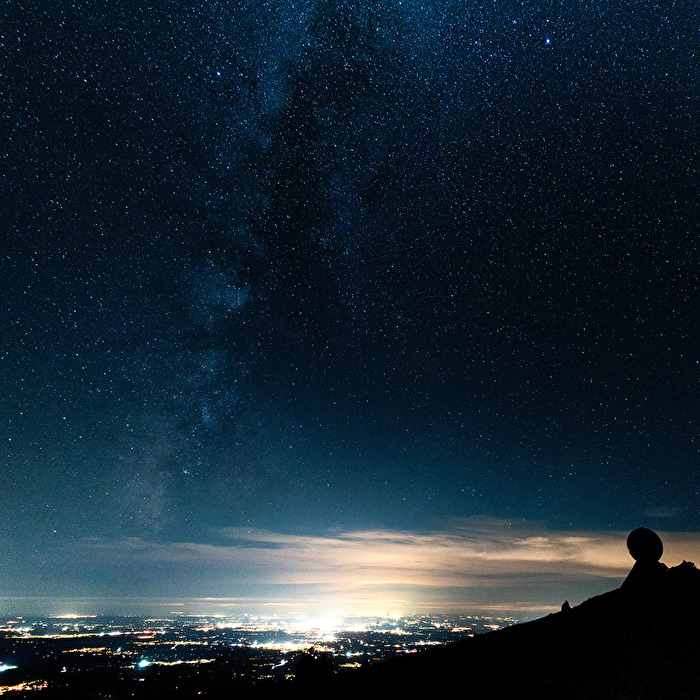 Sternenhimmel Mont Ventoux mit Milchstrasse