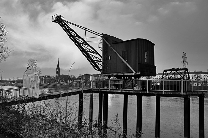 Historischer Kran