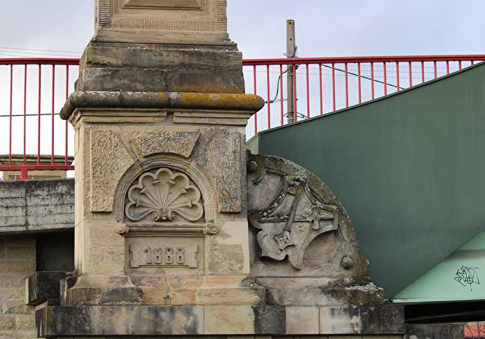 Detail der Hennenbrücke