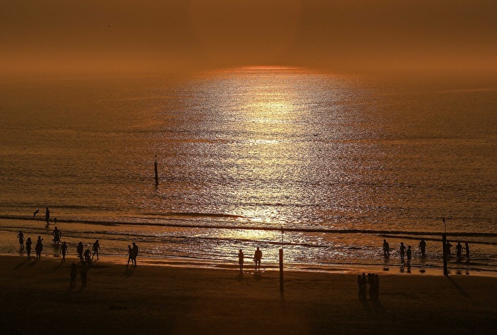 Abendstimmung auf Norderney . . . .