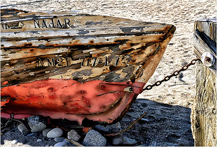 Verlassenes Fischerboot