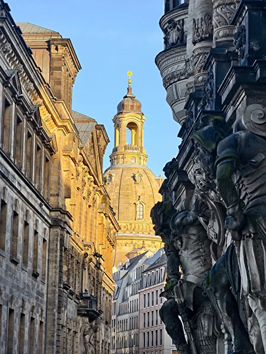 Frauenkirche in the evening sun