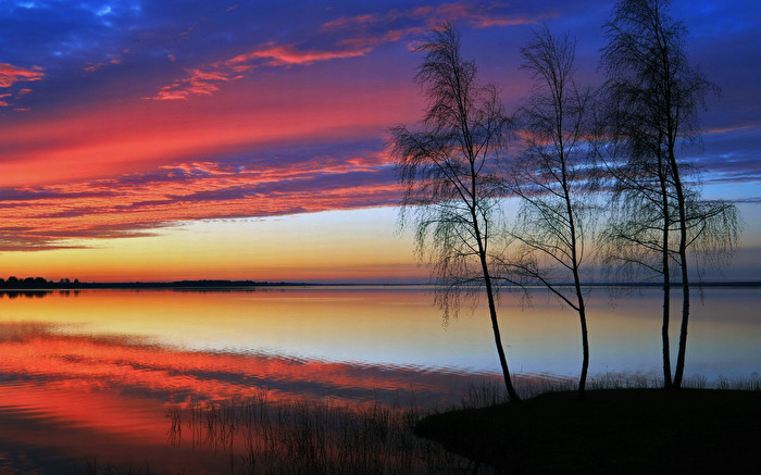 Sonnenuntergang an der Müritz