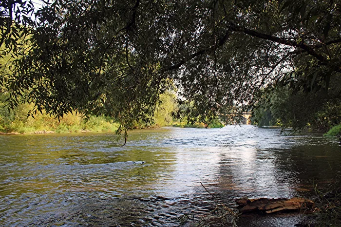 Die Saale in Bad Kösen