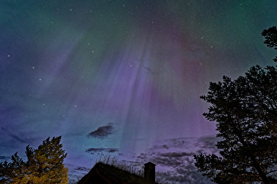 Polarlicht in Südnorwegen