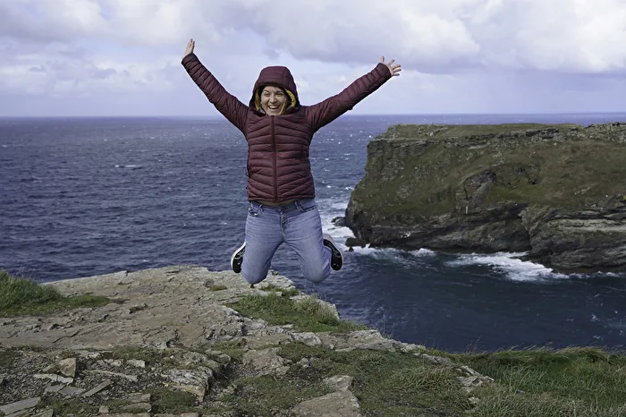 Leap of joy at the Atlantic