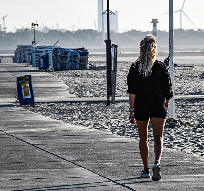 Street on the beach