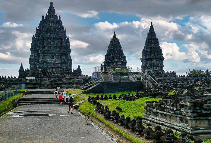 Backpacker in Indonesien