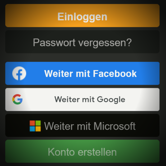 Neue Anmeldemethoden