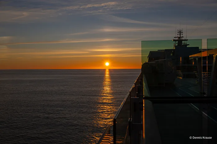 Midnight sun at Midsummer