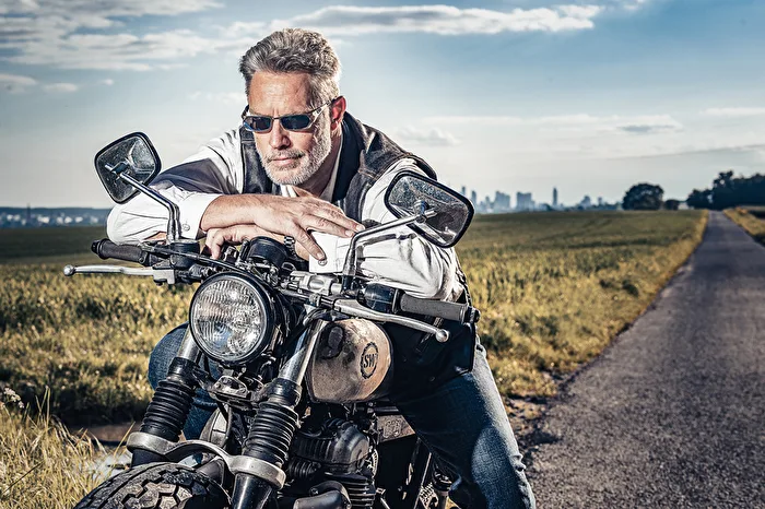 Biker-Shooting mit Dirk