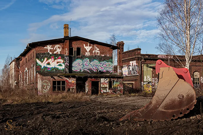Just before the demolition
