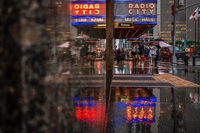 Rainy day in Manhattan