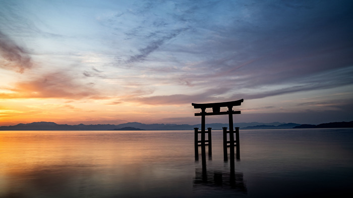 Freistellung Land der aufgehenden Sonnne