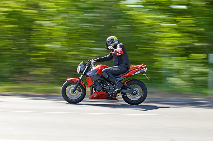 Einen Gruß vom Biker.