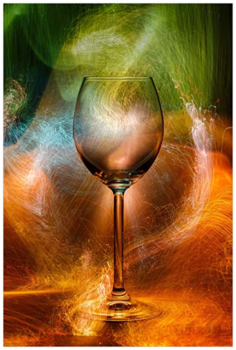 Glas im Licht