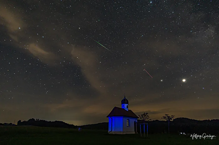 Meteor Shower Night over Bavaria
