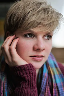 Steffi im Café
