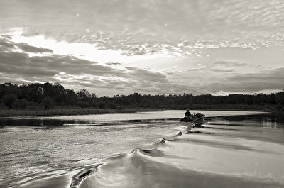 Mississippi Fluss bei Bemidji, Minnesota