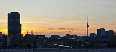 Abendrot küsst Berlin