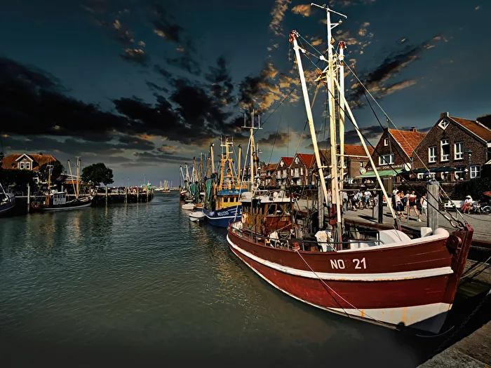 Neuharlingersiel am Nachmittag