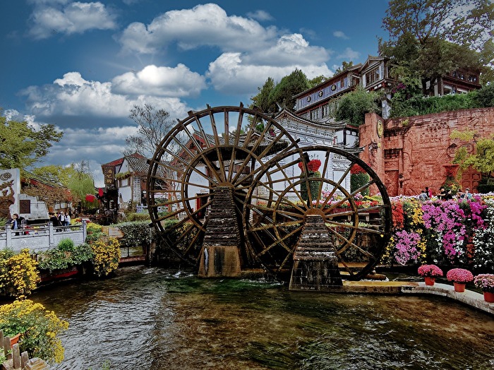 Wasserräder in Guyan