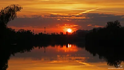 Sonnenaufgang an der Traun