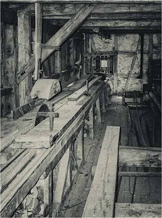 Alte Besäumsäge