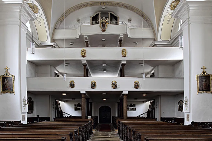 die Orgel im 3.ten Stock