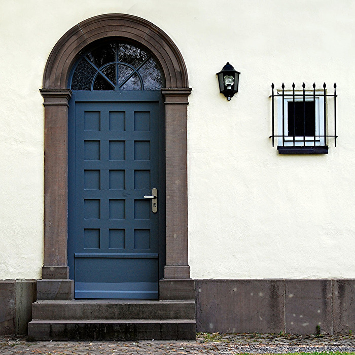 Die kleine Pforte zur Sakristei...