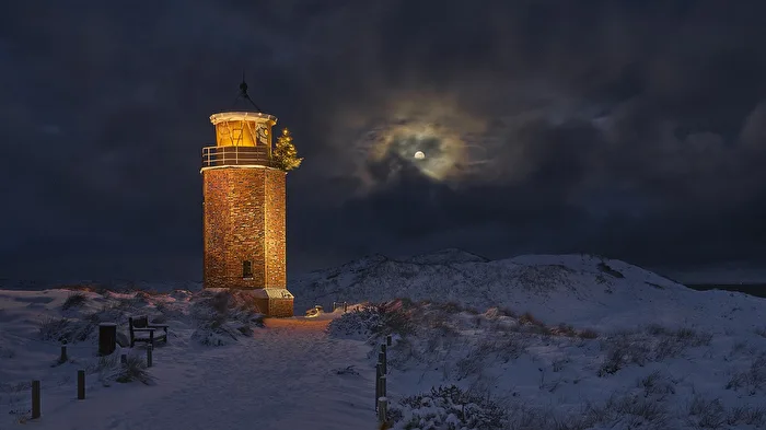 Sylt - Winterzauber mit Leuchtturm