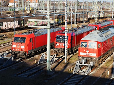 #Eisenbahn - Rangierbahnhof Halle (Saale)