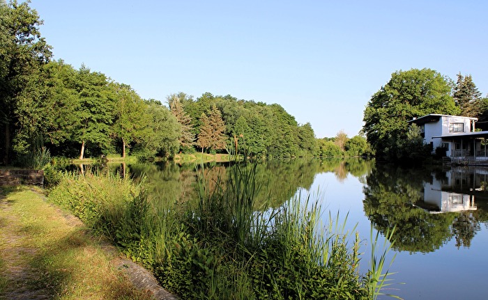 Der Emsenteich, ein Ort der Entspannung