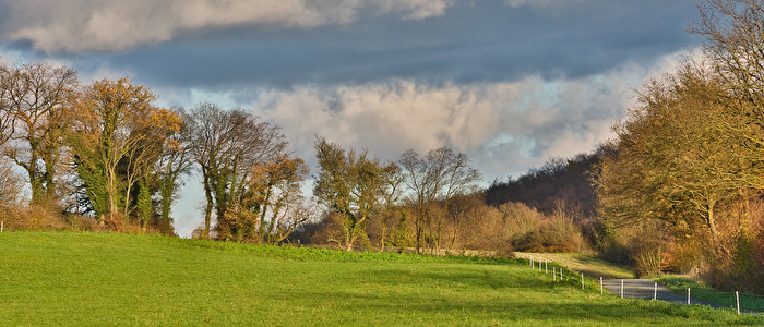 Von meinem Wanderweg fotografiert.