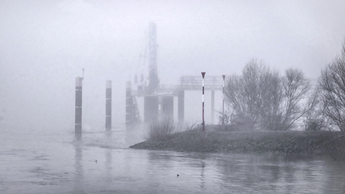 Rhein im Nebel II