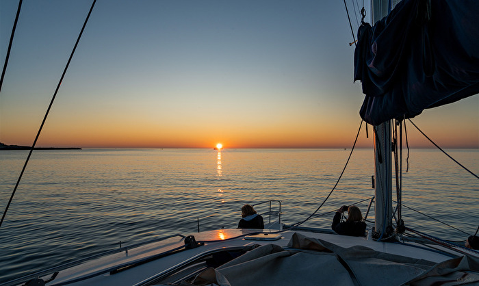Sonnenuntergang in der Nordsee