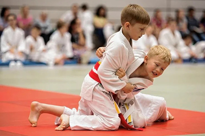 Judo,Kindertraining in Bautzen / Sachsen